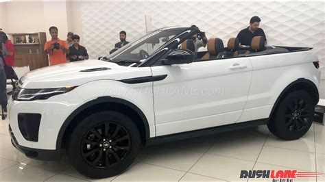 Call for only serious buyers. Range Rover Evoque Convertible India Launch - YouTube