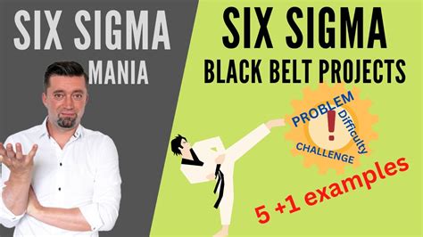 6x Six Sigma Black Belt Project Examples How To Run Project Youtube
