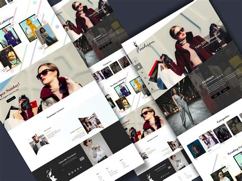 Fashion Website Landing Page Uplabs