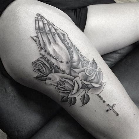 Top 140 Praying Hands Tattoo For Women
