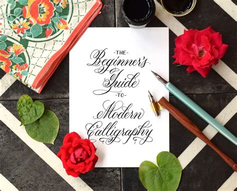 The Beginners Guide To Modern Calligraphy आधुनिक सुलेख के लिए