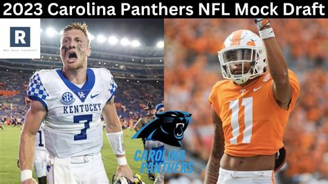 Carolina Panthers 2023 Nfl Mock Draft 7 Rounds Youtube