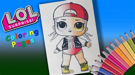 Mc Swag Coloring Page For Girls Lol Surprise Doll Coloring Book Youtube