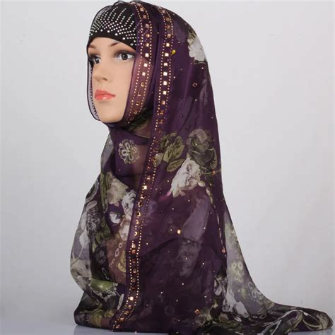 Viscose Women Scarf Plain Solid Color Hijabs Muslim Basic Shawls And