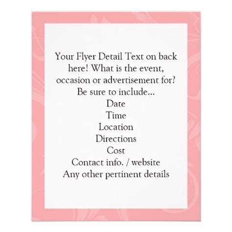 Pinkwhite Baby Footprints Flyer Zazzle