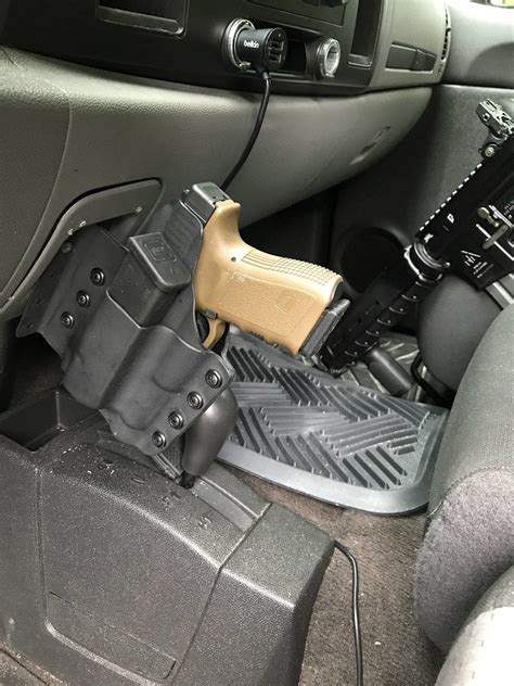 Top Mount Holster In 2020 Car Holster Tactical Truck Kydex Holster