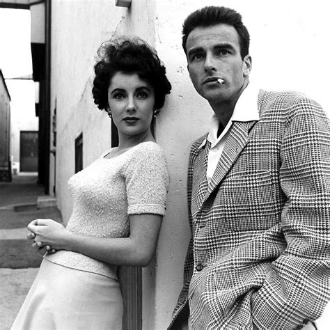 Good Friends Elizabeth Taylor And Montgomery Clift During The Filming