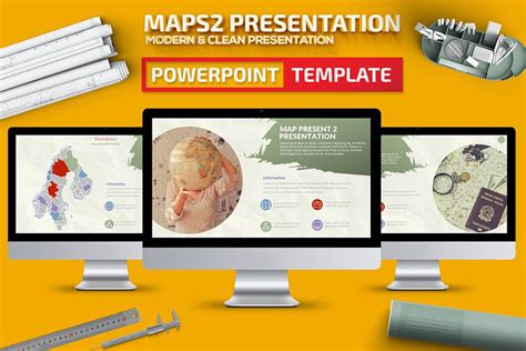 25 Best Free Powerpoint Map Slides Template Us And World 2021