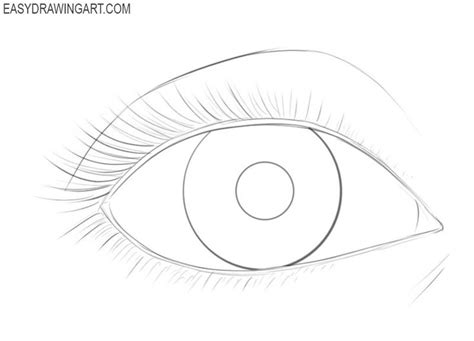 How To Draw An Eye Easy Easy Eye Drawing Eye Outline Eye Drawing