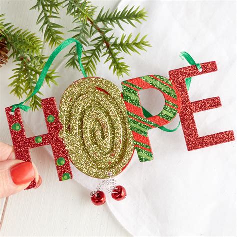 hope christmas ornament christmas ornaments christmas and winter holiday crafts