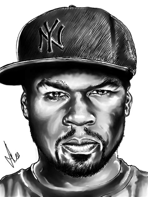 50 Cent Digital Drawing By Jonsink On Deviantart