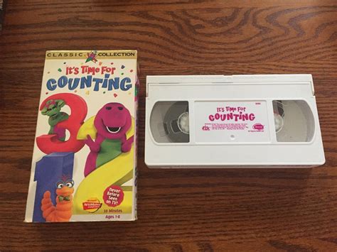 Barney Its Time For Counting Vhs 1998 45986020222 Ebay