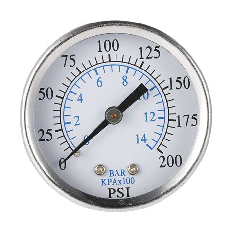 A Pool Filter Water Pressure Dial Hydraulic Pressure Gauge Meter