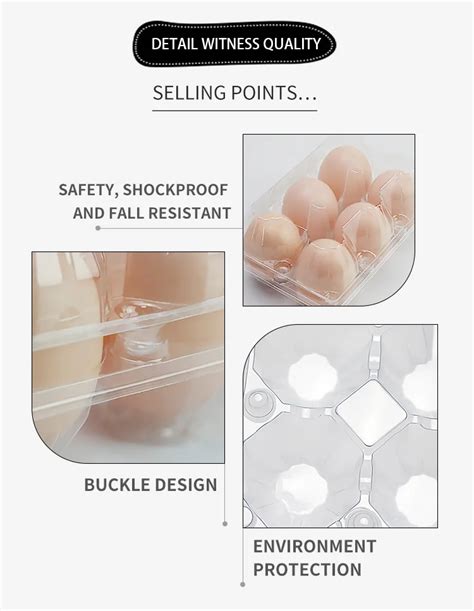 Custom Plastic Egg Tray Packaging With 2 Holes Buy Egg Trayplastic