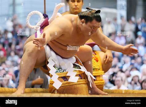 Tokyo Japan 18th Apr 2016 Hakuho Sumo Annual Sumo Tournament