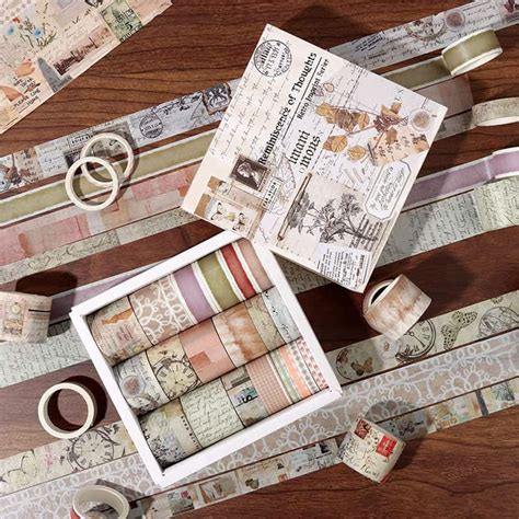 vintage washi tape reminiscence of thoughts