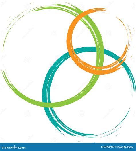 Color Circle Logo Stock Vector Illustration Of Emblem 94296997