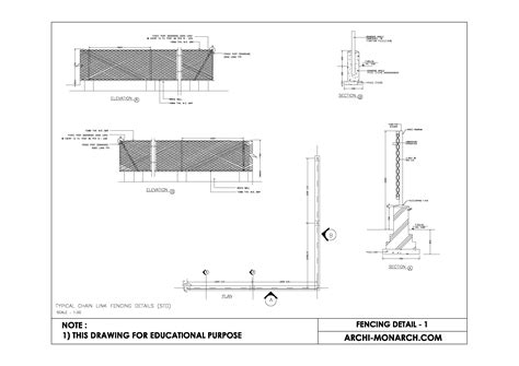 FENCING DETAIL ONE ⋆ Archi-Monarch