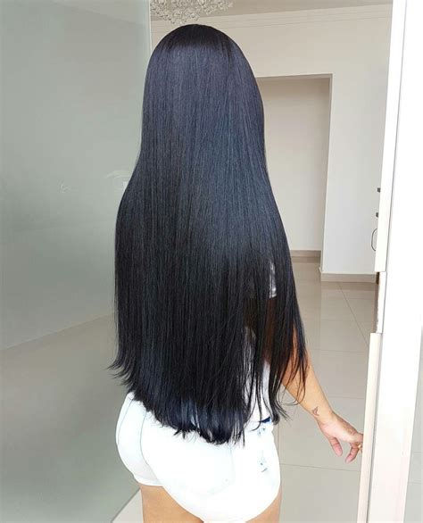hair goals cabelo longo liso cabelo longo preto cabelo longo