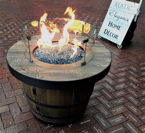 The design of our pit can be unlimited. Rustic Elegance Cement Fire Pit Tables - Celestial Fire Glass