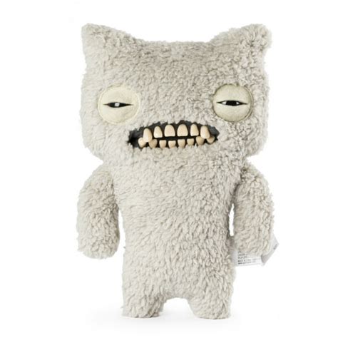 Fuggler Funny Ugly Monster 9” Munch Munch Fuzzy Grey Plush
