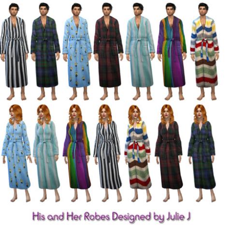 His And Her Robes At Julietoon Julie J Sims 4 Updates