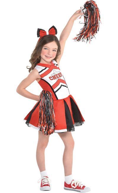 Toddler Girls Cheerleader Costume Comes Matching Dress And Headband