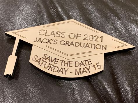 Class Of 2021 Graduation Save The Date Magnet Reminders Etsy