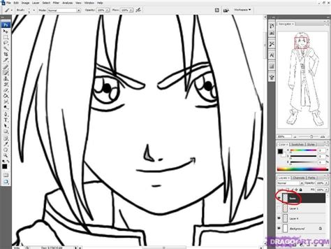 How To Drawing Anime Manga With Adobe Photoshop Cs6 Tutorial For