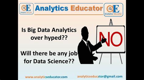 The course includes detail on how to develop the. Is studying Big Data Analytics worth? - YouTube
