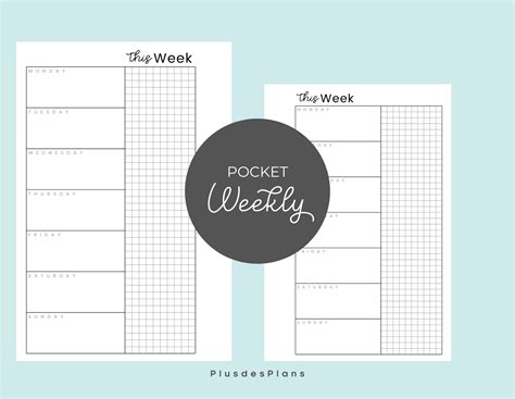 Free Printable Pocket Planner Best Calendar Example