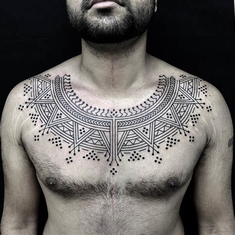 Discover More Than 77 Chest Tattoo Tribal Designs Super Hot