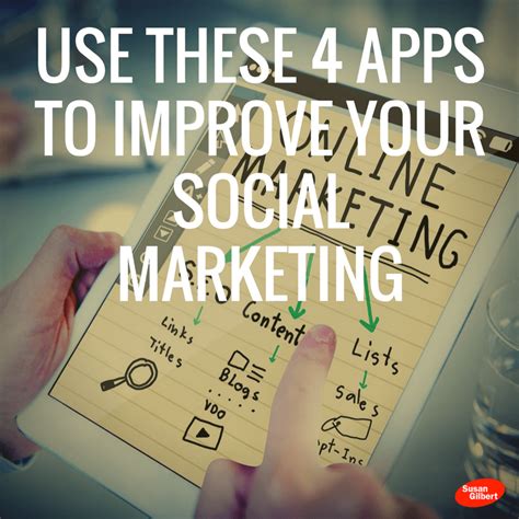 Use These Apps To Improve Your Social Marketing