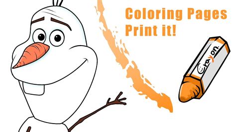 ⭐ free printable olaf coloring book. How to draw a Olaf from Frozen. (Create a coloring pages ...