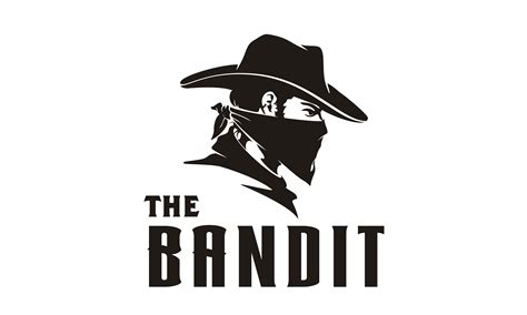 Western Bandit Wild West Cowboy Logo Graphic By Enola99d · Creative Fabrica