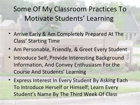 Motivating Students To Learn