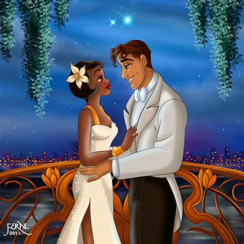 Tiana And Naveen After Wedding The Princess And The Frog Wallpaper