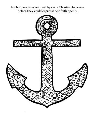 Anchor Coloring Page For Adults