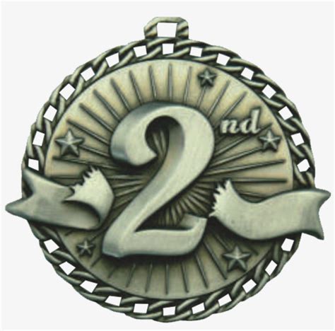 G1n32s 2nd Place Med Ribbon Burst 2nd Place Medal Transparent Png