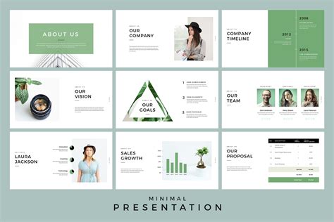 Minimal Presentation Keynote Template By Jafardesigns On Business