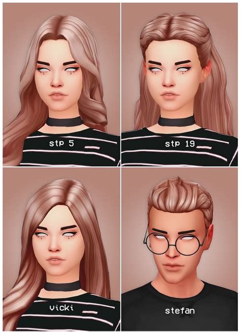 137 Best Sims4 Cc Hairstyle Images On Pinterest Sims