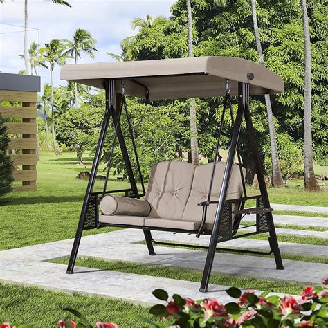 Maximizing Outdoor Comfort With Patio Swings With Canopies Patio Designs