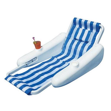 Swimline Sunchaser Sling Style Floating Lounge Chair In The Swim