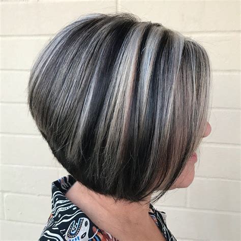 65 gorgeous gray hair styles to inspire your next chop gray hair highlights hair styles