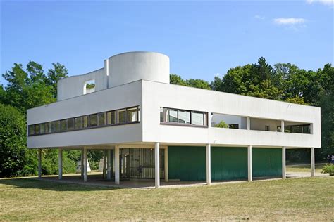 La Villa Savoye De Le Corbusier Poissy France La Façade Flickr