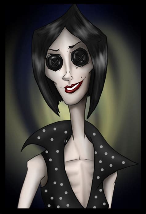 A Digital Painting Of A Woman With Black Hair And Big Eyes Wearing