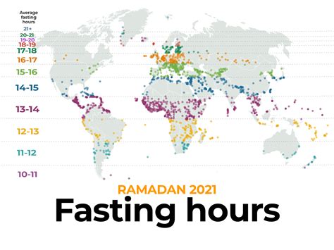 Ramadan 2021 Fasting Hours Around The World Infographic News Al Jazeera