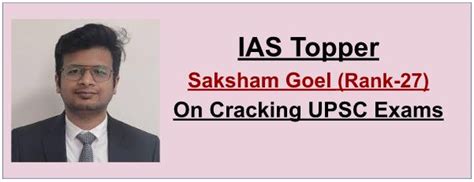 Success Story Upsc 2021 Topper Air 27 Saksham Goel On Cracking Upsc