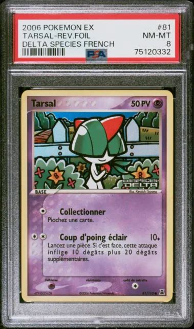 Carte Pokemon Gardevoir Tarsal Reverse Ex Espece Delta Psa Eur