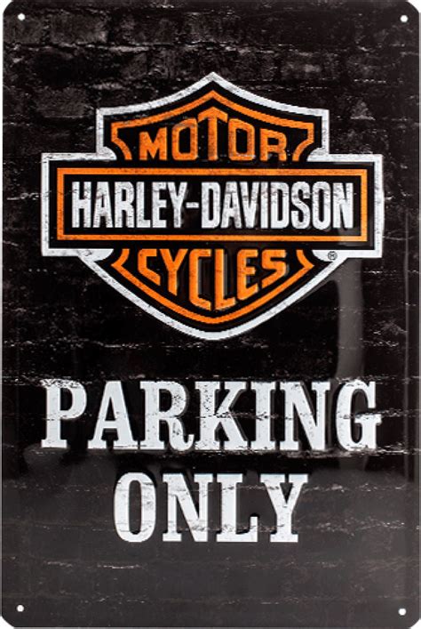 It is hard to find someone who hasn't heard of it. Buy Metal Sign Harley-Davidson Logo Size: 30x20cm | Louis ...